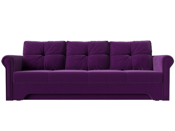 Прямой диван-кровать Европа фиолетового цвета - купить Прямые диваны по цене 36999.0