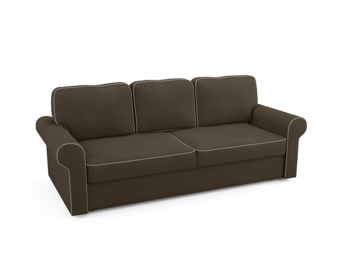 Диван-кровать Tulon темно-коричневого цвета - купить Прямые диваны по цене 66600.0