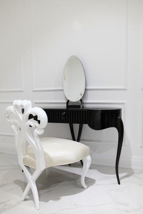 Макияжный стол "Париж"  Бук+МДФ - лучшие Туалетные столики в INMYROOM