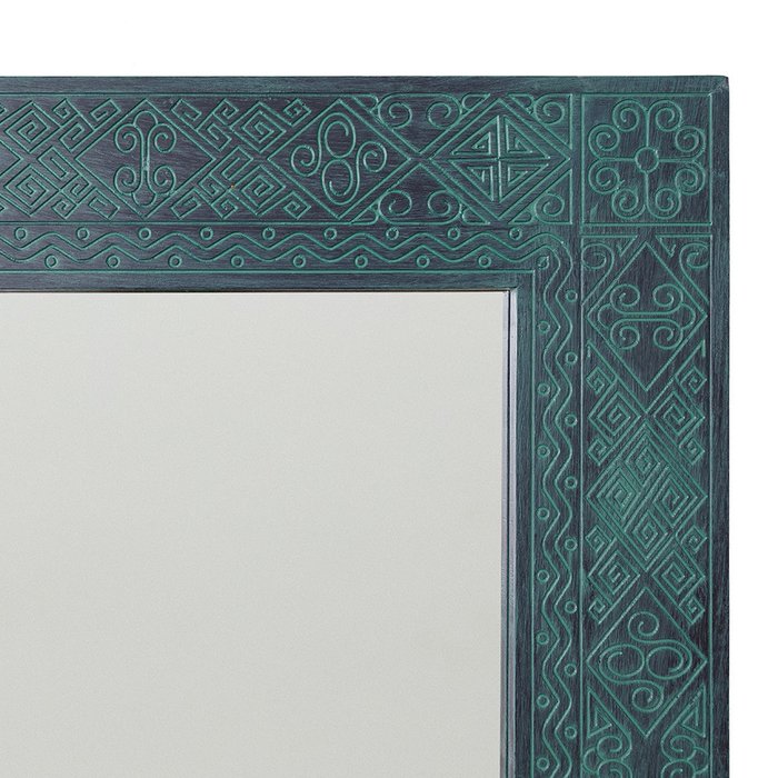 Зеркало в раме Papua Large Green  - купить Настенные зеркала по цене 37900.0