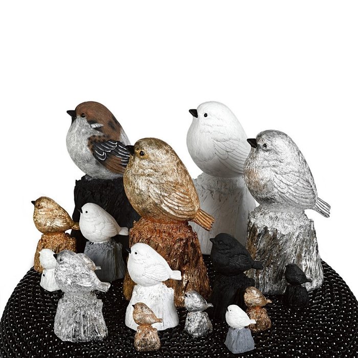 Статуэтка Sparrow серебристого цвета - купить Фигуры и статуэтки по цене 630.0