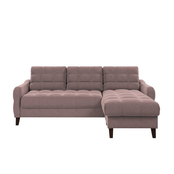 Угловой диван-кровать Бремен коричневого цвета