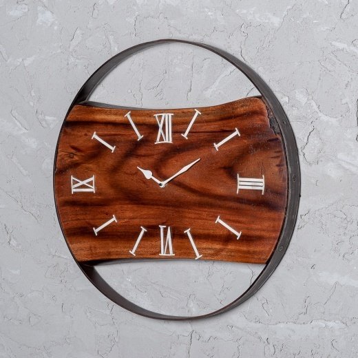 Часы настенные из антикварного дерева  - купить Часы по цене 7800.0