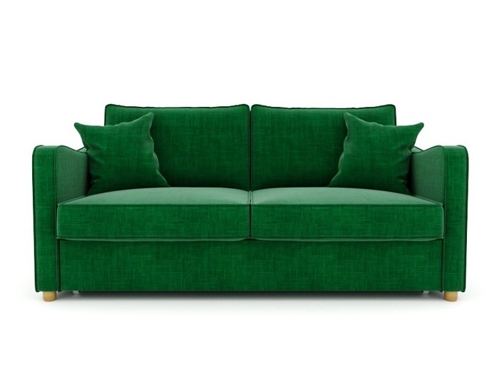 Диван-кровать Мальмо зеленого цвета