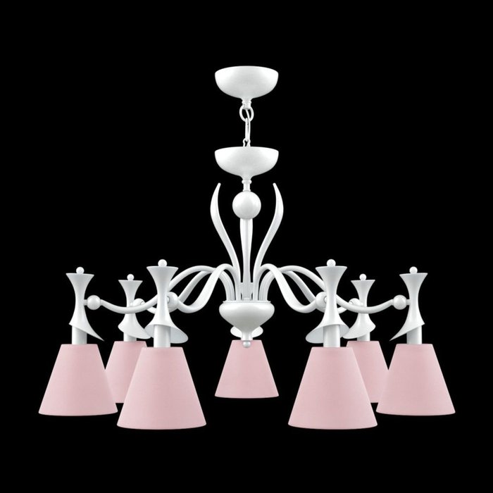 Люстра Modern с розовыми плафонами - лучшие Подвесные люстры в INMYROOM