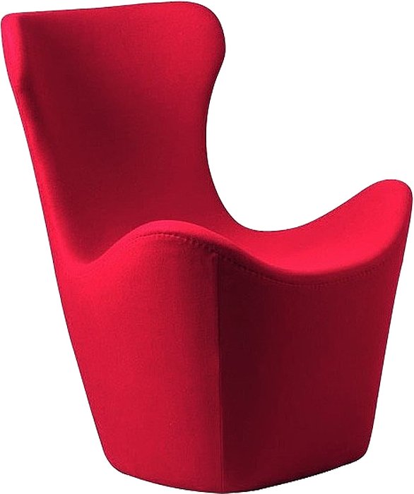Кресло Papilio Lounge Chair красного цвета