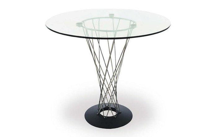 Стол обеденный Cyclone со стеклянной столешницей - купить Обеденные столы по цене 21300.0