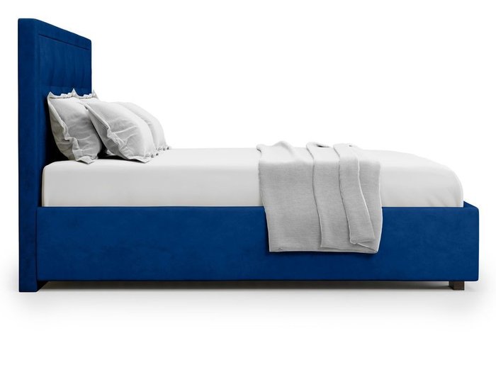 Кровать Komo 140х200 синего цвета - лучшие Кровати для спальни в INMYROOM