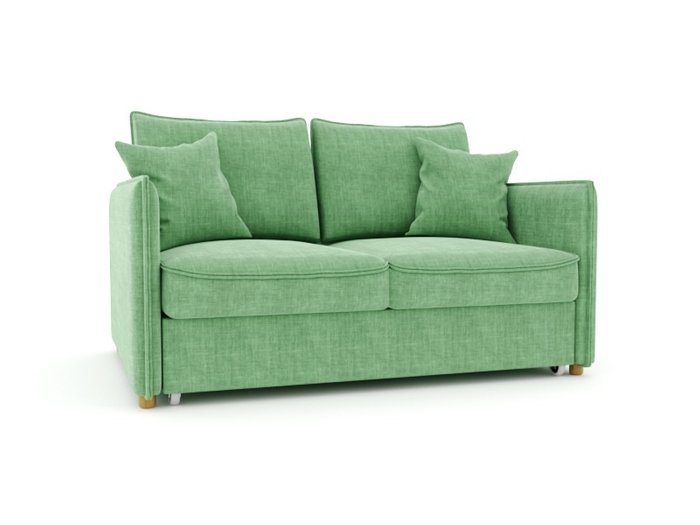 Диван-кровать Хэмптон зеленого цвета - купить Прямые диваны по цене 89800.0