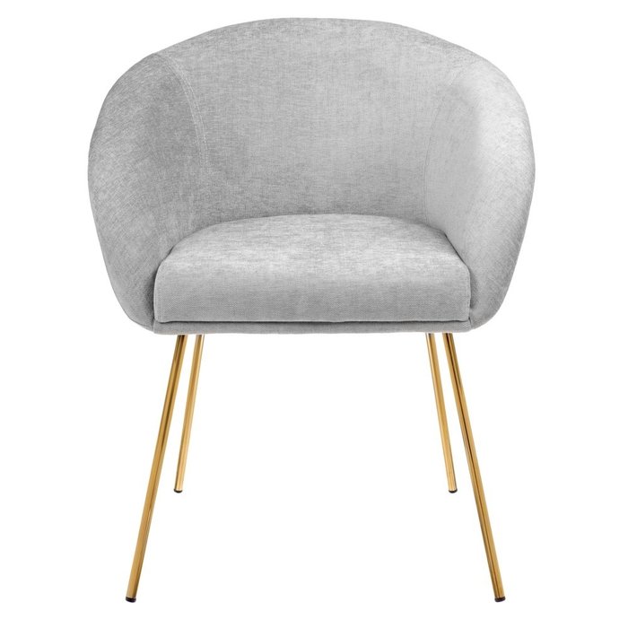 Стул-полукресло Martin серого цвета - купить Обеденные стулья по цене 23860.0