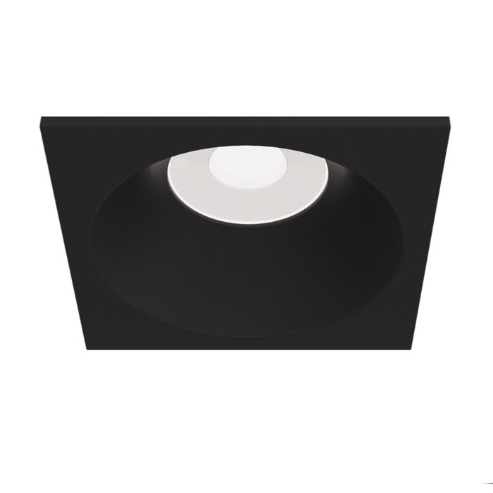 Встраиваемый светильник Zoom черного цвета
