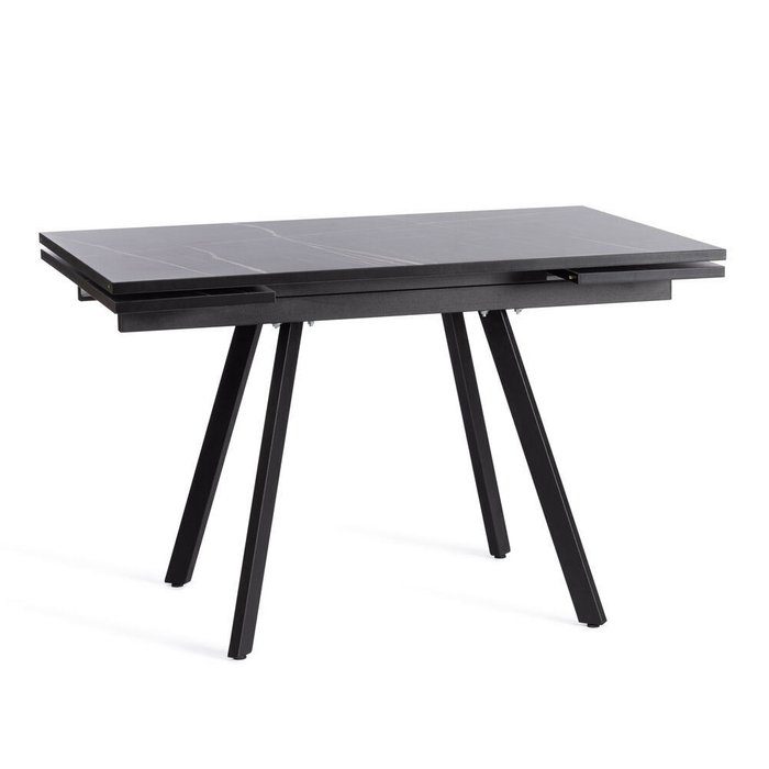 Раздвижной обеденный стол Vigo черного цвета