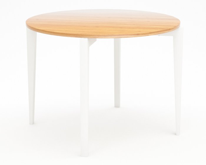Стол обеденный Circus Compact бело-бежевого цвета - лучшие Обеденные столы в INMYROOM