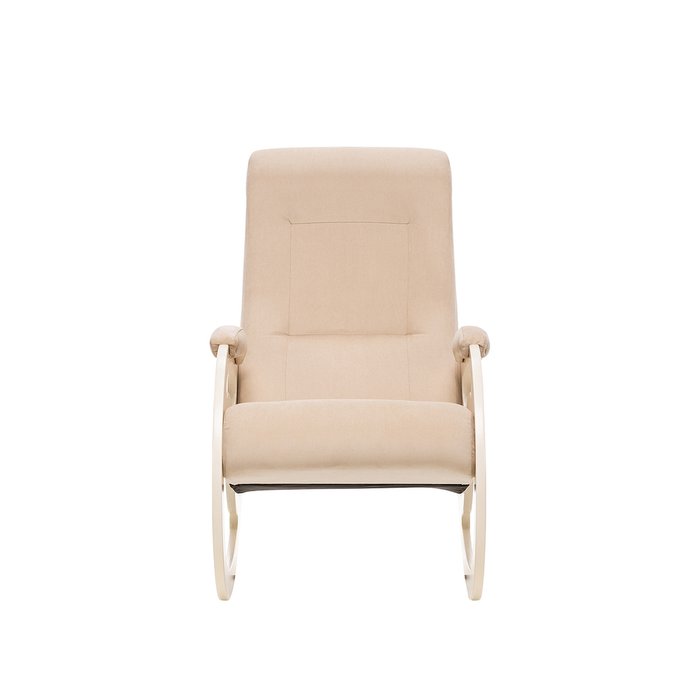 Кресло-качалка Модель 5 бежевого цвета - купить Интерьерные кресла по цене 12390.0