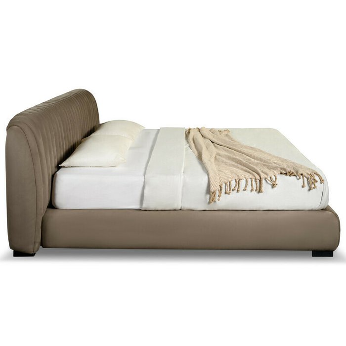 Кровать Wabi Sabi 180х200 коричневого цвета без подъемного механизма - лучшие Кровати для спальни в INMYROOM