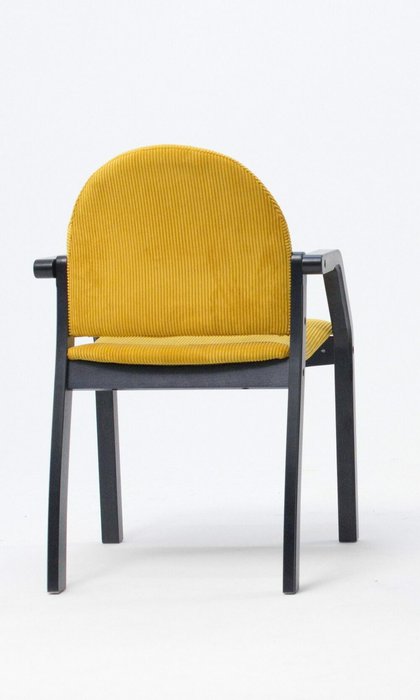 Стул Джуно 2.0 желто-черного цвета - лучшие Обеденные стулья в INMYROOM