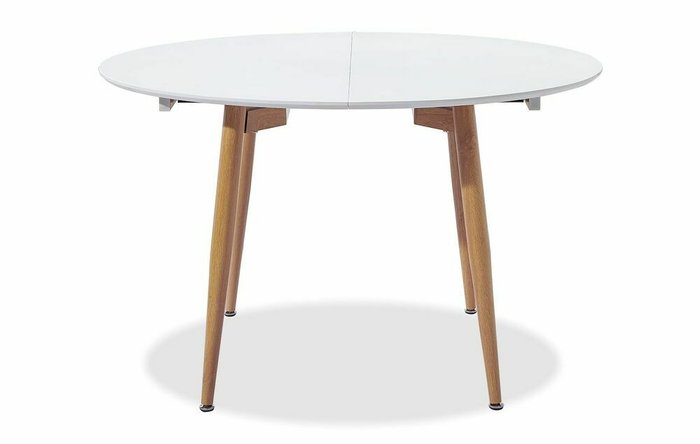 Стол раскладной Margaret белого цвета - лучшие Обеденные столы в INMYROOM