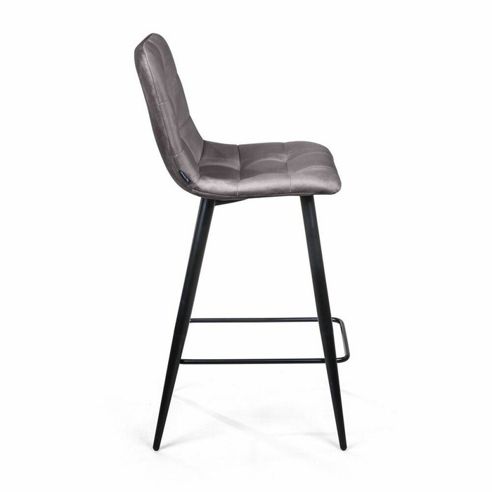 Полубарный стул Uno серого цвета - лучшие Барные стулья в INMYROOM