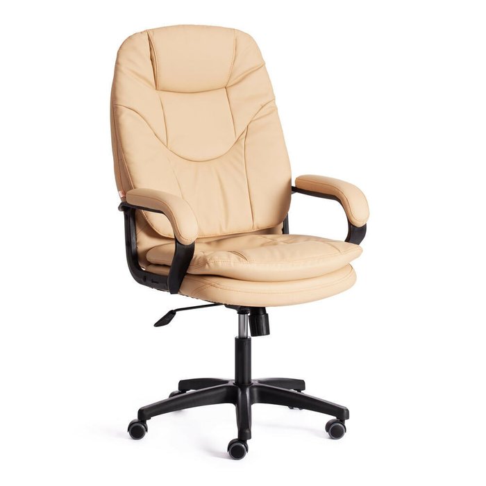 Кресло офисное Comfort бежевого цвета (экокожа) Кресло офисное Comfort бежевого цвета (экокожа)