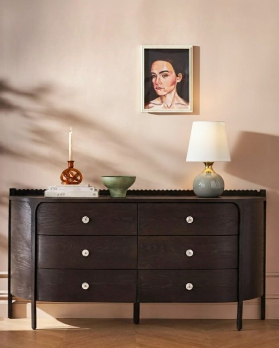 Настольная лампа “Бенсон” с серым керамическим основанием - купить Настольные лампы по цене 9500