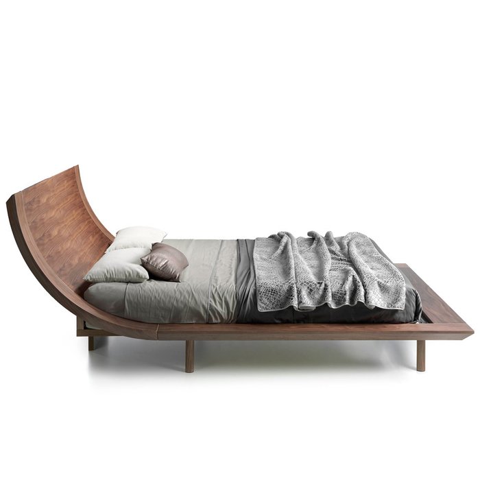 Кровать из массива ореха 150x200 - купить Кровати для спальни по цене 422990.0