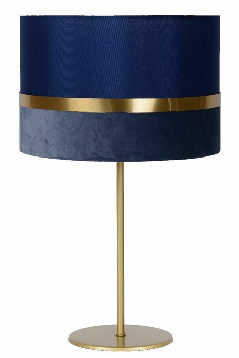 Настольная лампа Extravaganza Tusse 10509/81/35 (ткань, цвет синий) - купить Настольные лампы по цене 13570.0