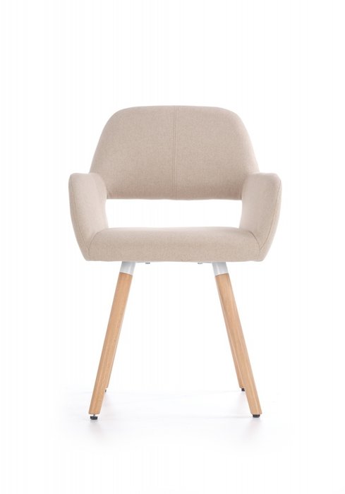 Стул K283 бежевого цвета - лучшие Обеденные стулья в INMYROOM