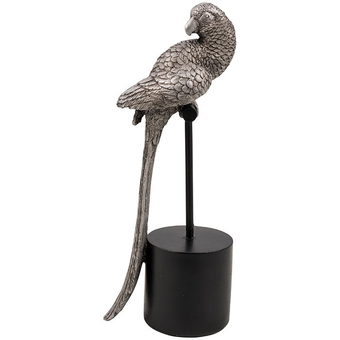 Серебристая статуэтка Kaila в виде птицы