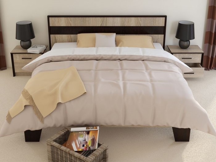 Кровать Эшли 160х200 бежевого цвета - лучшие Кровати для спальни в INMYROOM