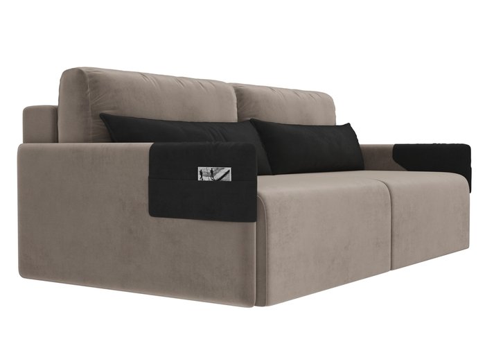 Прямой диван-кровать Армада коричневого цвета - лучшие Прямые диваны в INMYROOM