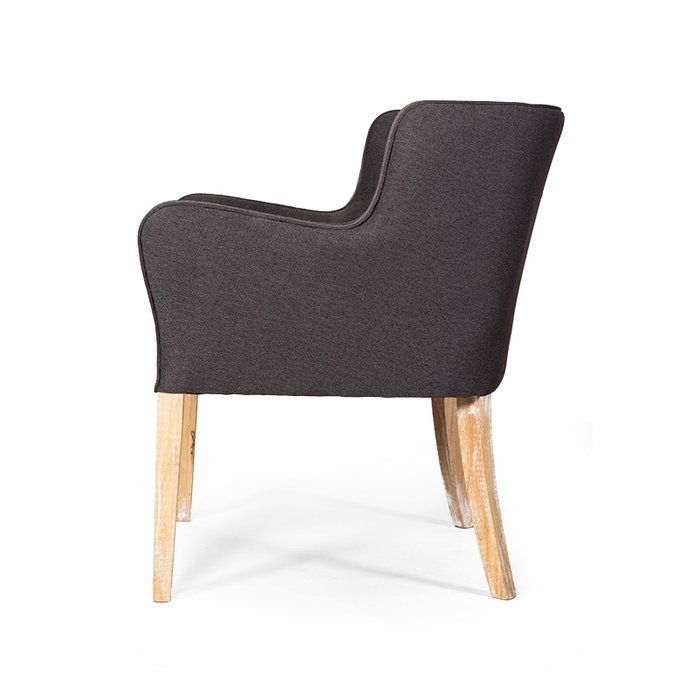 Полукресло Sidereal серого цвета - лучшие Обеденные стулья в INMYROOM