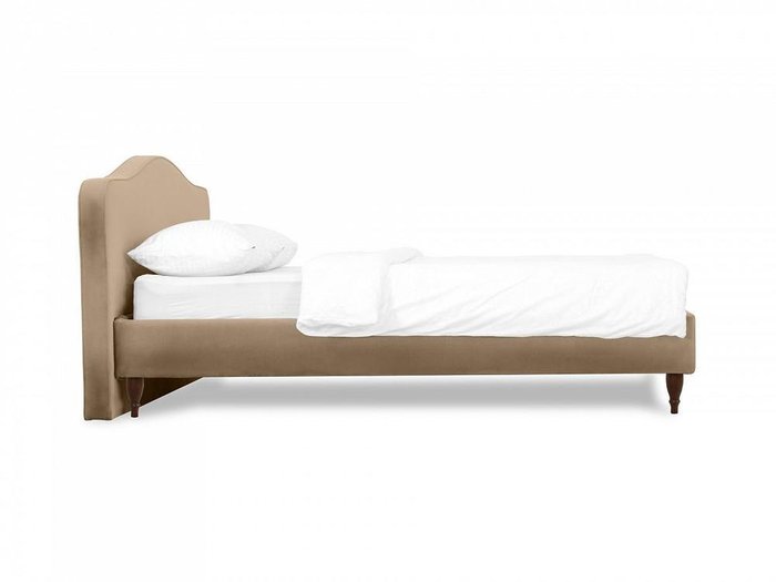 Кровать Queen Elizabeth L 160х200 коричневого цвета - купить Кровати для спальни по цене 48500.0