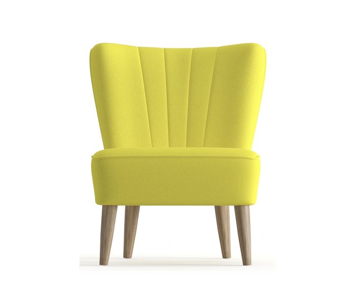 Кресло Пальмира желтого цвета - купить Интерьерные кресла по цене 16490.0