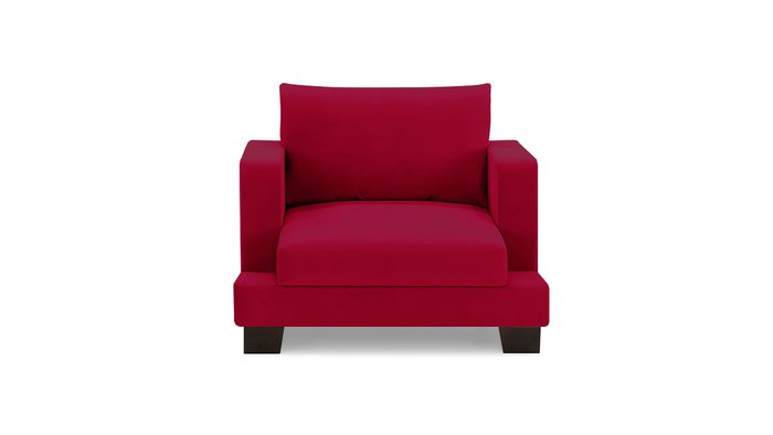 Кресло Дрезден красного цвета - купить Интерьерные кресла по цене 27900.0