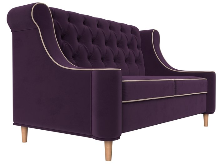 Диван Бронкс фиолетового цвета - лучшие Прямые диваны в INMYROOM