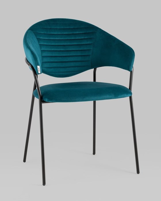 Стул Алексис сине-зеленого цвета - купить Обеденные стулья по цене 10990.0