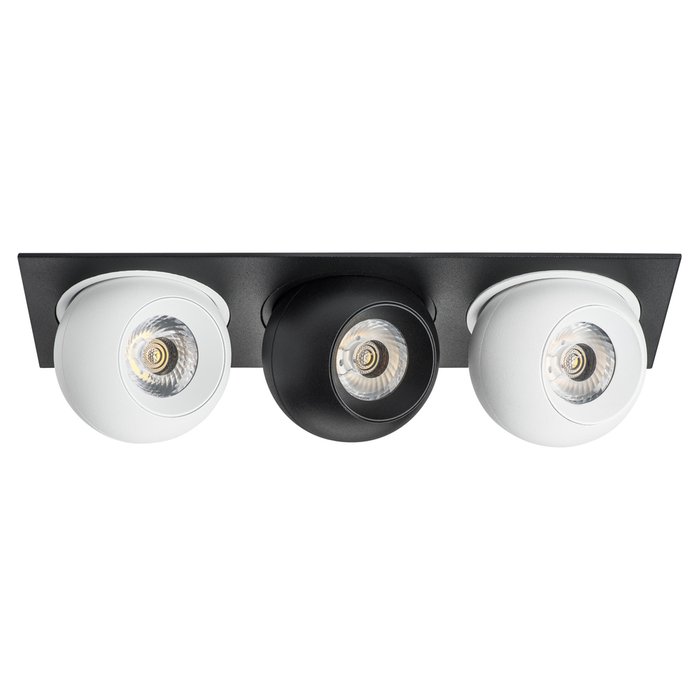 Светильник INTERO LED 9W*3 850LM*3 24G ЧЕРНЫЙ/БЕЛЫЙ 3000K (217537+217062+217072+217062) Светильник INTERO LED 9W*3 850LM*3 24G ЧЕРНЫЙ/БЕЛЫЙ 3000K (217537+217062+217072+217062)