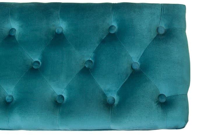 Оттоманка Kina narrow blue голубого цвета - лучшие Банкетки в INMYROOM Оттоманка Kina narrow blue голубого цвета - лучшие Банкетки в INMYROOM