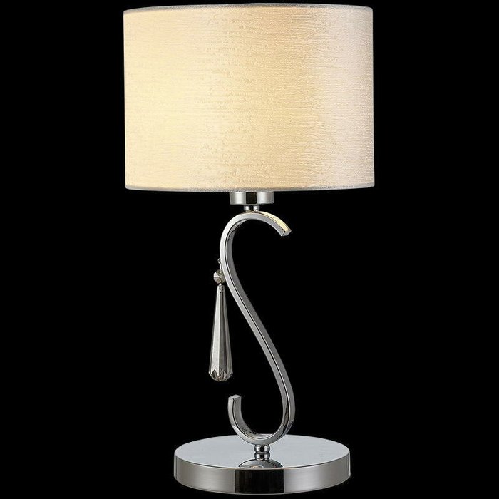 Настольная лампа IL1413-1T-27 CR (ткань, цвет бежевый) - купить Настольные лампы по цене 4600.0