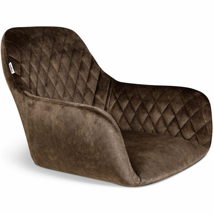 Стул с подлокотниками Tejat коричневого цвета - купить Обеденные стулья по цене 10270.0