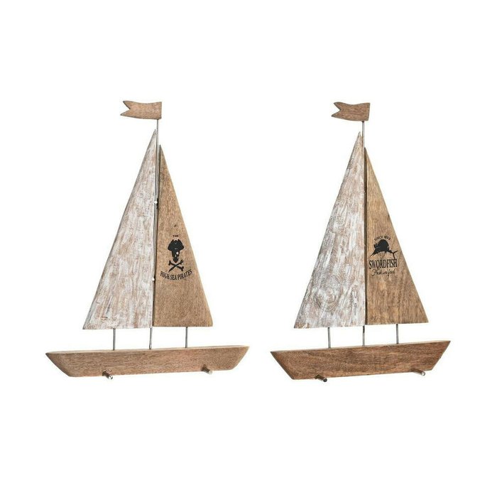 Декоративная фигура 36,5 x 10 x 54 cm 37,5 x 10 x 48 cm Коричневый (2 штук)