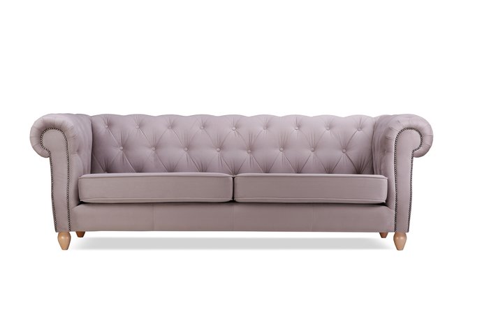 Прямой диван Прадо Премиум бежевого цвета - купить Прямые диваны по цене 109200.0