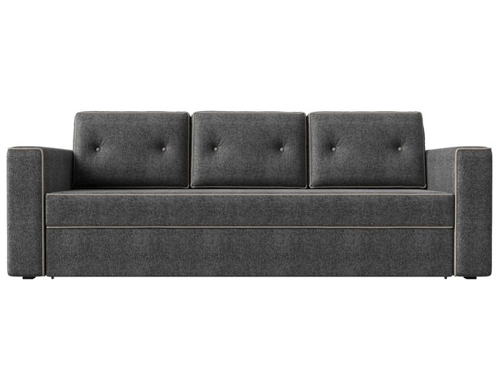 Прямой диван-кровать Принстон серого цвета - купить Прямые диваны по цене 44999.0