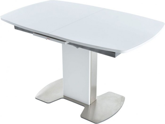 Стол раздвижной Санторини белого цвета