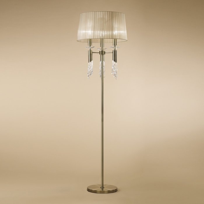 Торшер Tiffany Bronze 3889 (ткань, цвет бежевый) - купить Торшеры по цене 56527 Торшер Tiffany Bronze 3889 (ткань, цвет бежевый) - купить Торшеры по цене 56527