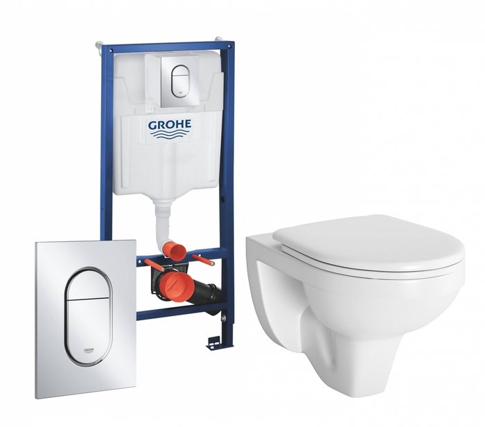 Комплект инсталляции Grohe Solido из фарфора овал Комплект инсталляции Grohe Solido из фарфора овал