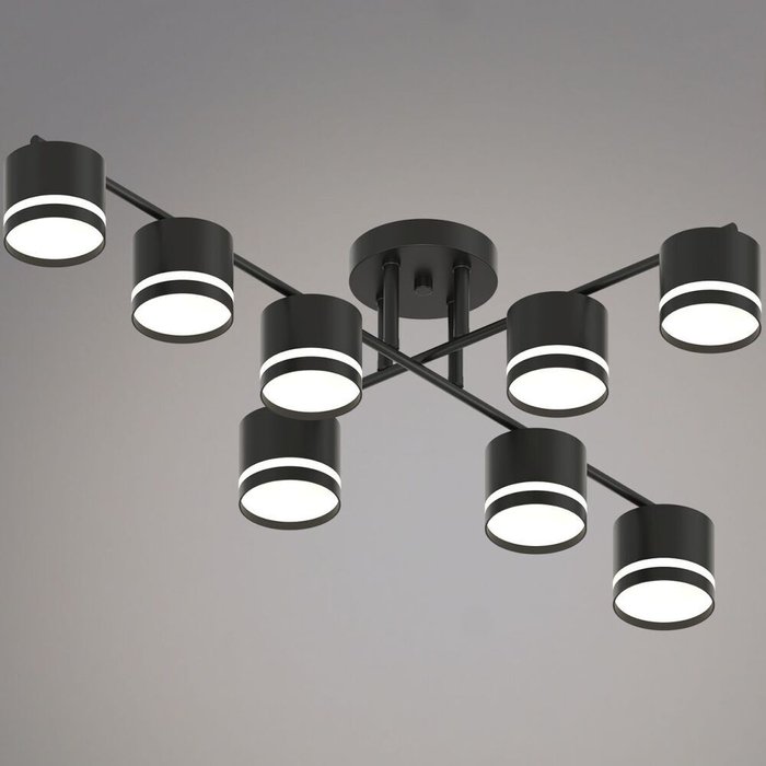 Потолочная люстра 79730-0.3-08 GX53 BK (металл, цвет черный)