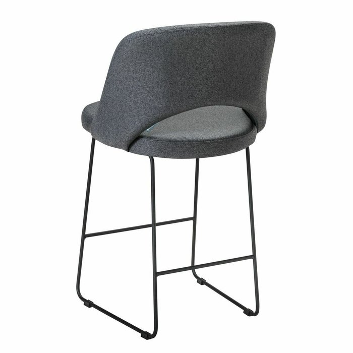 Полубарный стул Lars темно-серого цвета - лучшие Барные стулья в INMYROOM