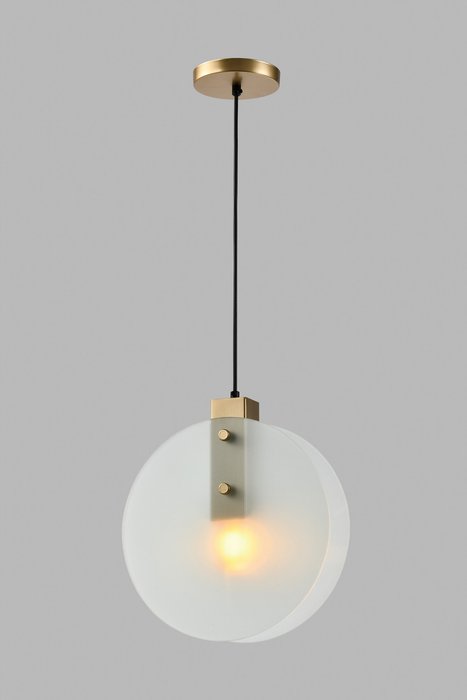 Светильник подвесной Bari бело-золотого цвета - купить Подвесные светильники по цене 8190.0