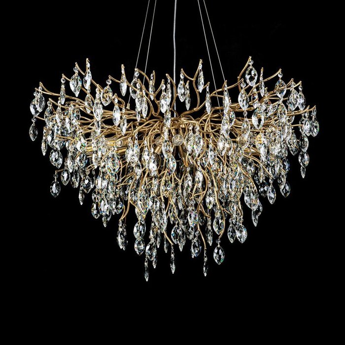 Хрустальная люстра MS.2118.1000 BS (хрусталь, цвет прозрачный) - лучшие Подвесные люстры в INMYROOM Хрустальная люстра MS.2118.1000 BS (хрусталь, цвет прозрачный) - лучшие Подвесные люстры в INMYROOM